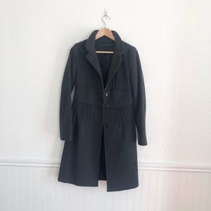 Zara Woman dark grey coat. XS.